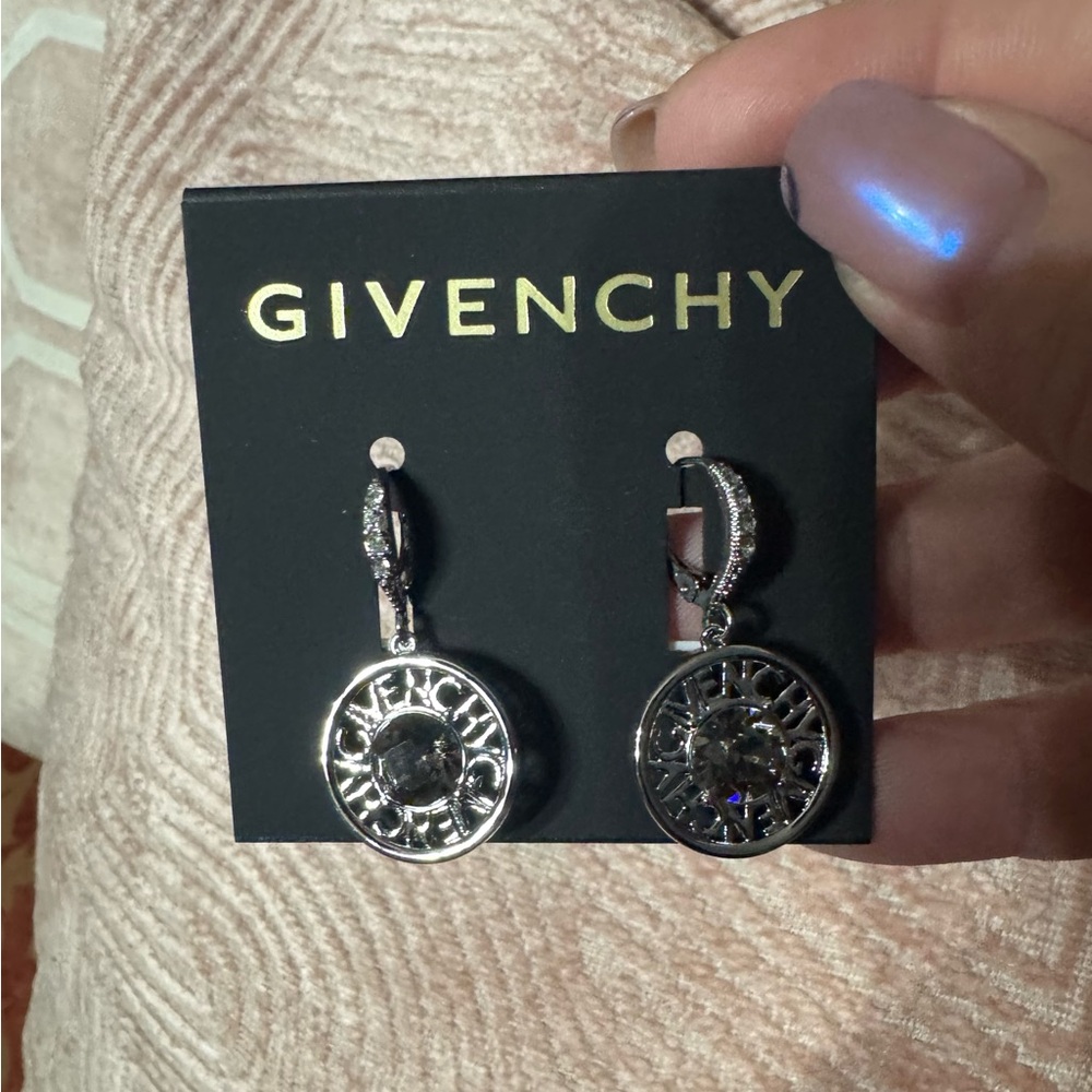 COPY - Givency Drop Earrings with Gray Stone - Picture 6 of 6